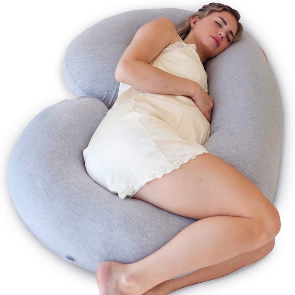 Gray Maternity Pillow c-shaped
